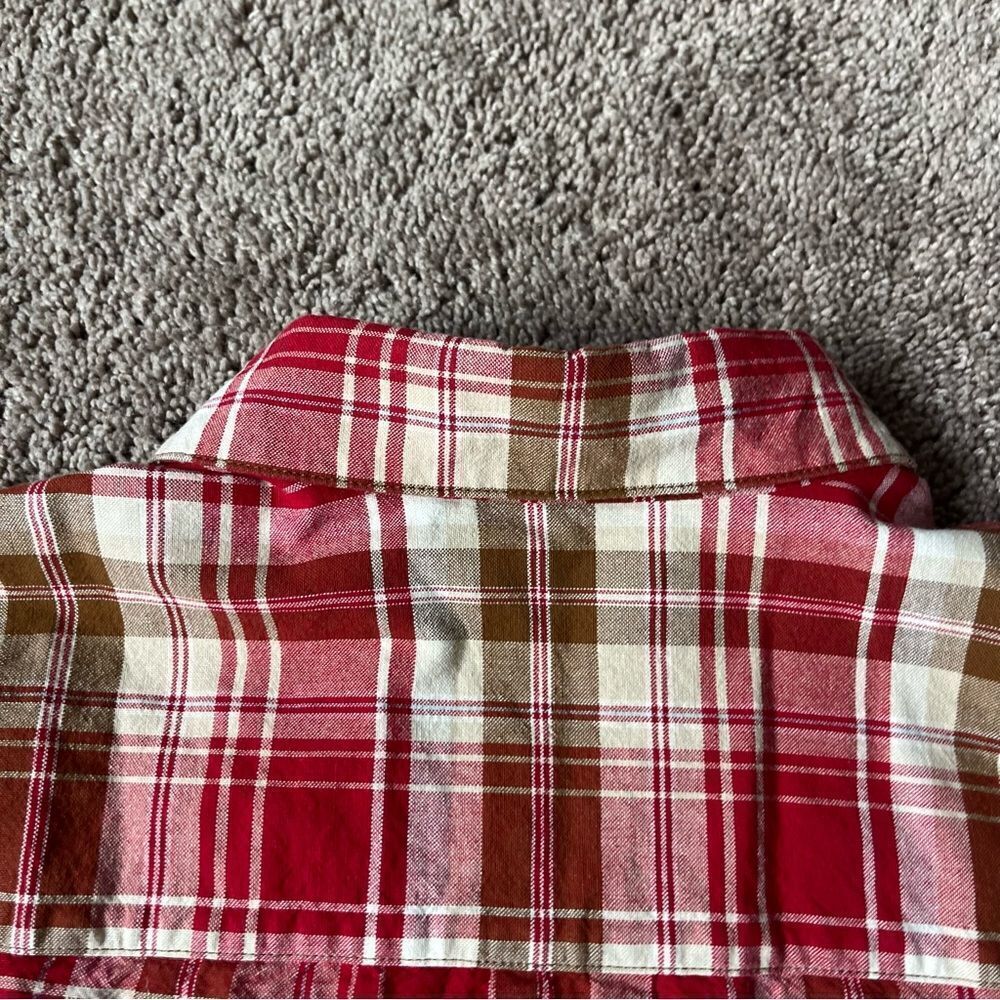Vintage Rockies Women's XL Plaid Flannel Shirt - Picture 7 of 8